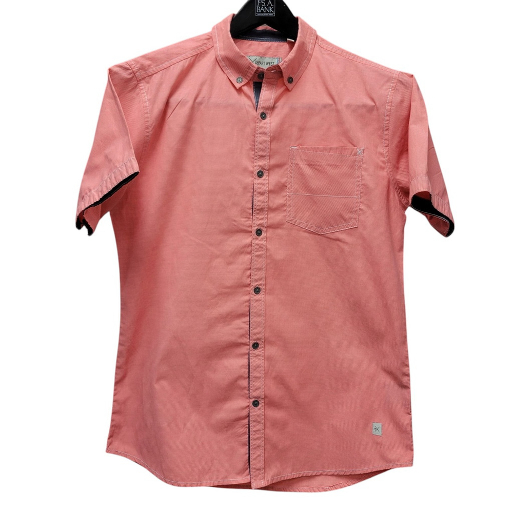 Departwest by Buckle Coral Short-Sleeve Button-Down Shirt